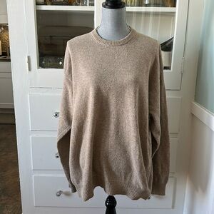 Vintage Valentino Sport Crewneck Wool Blend Sweater Taupe no size listed